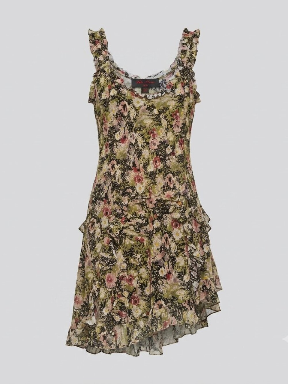 Kate Moss x ZARA Floral Silk Ruffle Mini Dress NWT Size Small - Picture 2 of 9